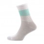 Набор носков женских Siela RT1322-057/2 высокие, спортивные, бело-зеленые, размер 36-39, 3 пары