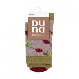 Носки универсальные Duna 5640 высокие, темно-бежевые, размер 24-26
