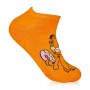 Носки женские AmiGA чешки махровые, Гарфилд, размер 23-25