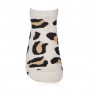 Носки женские AmiGA укороченные, леопард крупный, размер 23-25