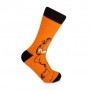Носки женские AmiGA Гарфилд высокие, оранжевые, в жестяной банке, размер 36-40