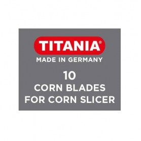 Набор лезвий педикюрных TITANIA, 10шт,3100
