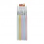 Набор кистей для дизайна ногтей Tufi Profi Premium Art, 5 шт