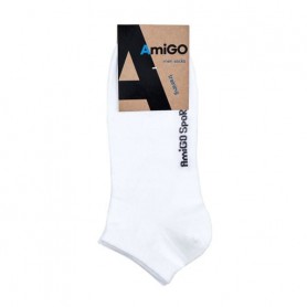 Носки мужские AmiGO SS02 спортивные, белые, размер 27