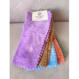 Кухонная салфетка с микрофибры Тряпки для уборки Набор 5 шт 30х30 см Malloory home (973640)