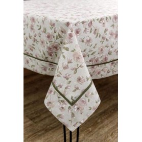 Скатерть на стол Тереза Цветочки с кантом 133х180см ТМ Прованс (999915)