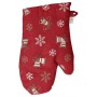 Новогодняя рукавица Колокольчики на красном 32х18см ТМ Прованс (1004740)