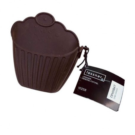 Прихватка силіконова 10,5х10,5 см Lessner Chef Choco 10258 (1016272)