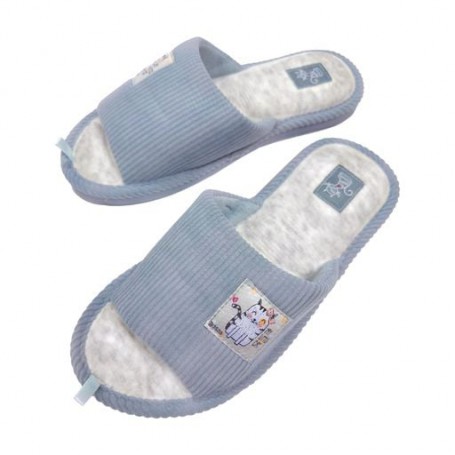 Комнатные тапочки Gemelli Нэнси, открытые, голубые, размер 36