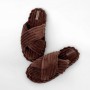 Женские домашние тапочки Twins HS-Puffy открытые, Brown (Х), размер 36-37 (24 см)