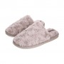 Женские комнатные тапочки Twins HS-LUX Rose закрытые, меховые, лиловые, размер 38-39 (25 см)