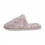 Женские комнатные тапочки Twins HS-LUX Rose закрытые, меховые, лиловые, размер 38-39 (25 см)