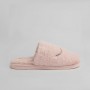 Женские комнатные тапочки Twins HS-LUX Eyes закрытые, меховые, светло-розовые, размер 40 (26 см)