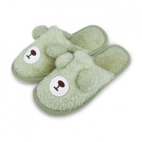 Женские комнатные тапочки 2Step закрытые, зеленые, размер 38-39 (WWSL2024-4-Grn)