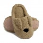 Женские домашние тапочки Twins HS-LUX Animals Dog получешки, бежевые, размер 36-37 (24 см)