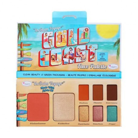 Палетка для макияжа лица theBalm Voyage Gold Coast, 10 г