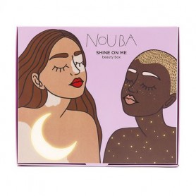 Подарочный набор для макияжа NoUBA Shine On Me Red (тушь для ресниц, 9 мл + помада для губ, 6 мл + жидкий хайлайтер, 30 мл)