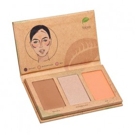 Натуральна палетка для макияжа Felicea Natural Trio Palette 302 Medium, 9.4 г
