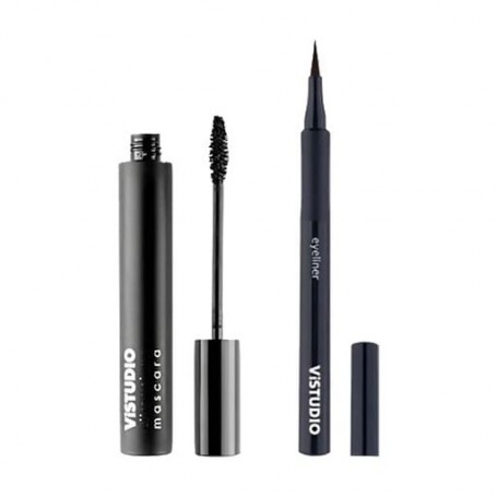Набор женский ViSTUDIO (Тушь для ресниц, 10 мл + Подводка для глаз, 1.6 г)