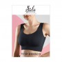 Топ женский Siela Top Ribbed в рубчик, Black, размер S-M