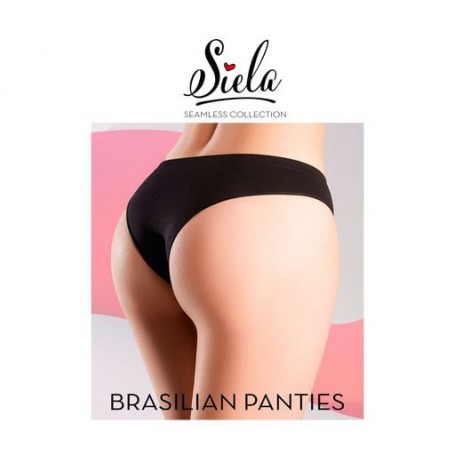 Трусы бразилиана женские Siela Brasilian Briefs черные, размер S/M
