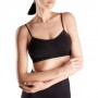 Бесшовный топ женский Siela Cami Top на тонких бретелях, Black, размер L-XL
