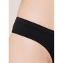 Бесшовные трусы стринги женские Giulia String Briefs, Black, размер L/XL