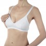 Бюстгальтер для кормления Chicco White, хлопок, размер 90C (21162.00.51)
