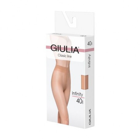 Колготки женские Giulia Infinity классические, без шортиков, 40 DEN, Daino, размер 3 (Smart Box)