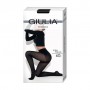 Колготки женские Giulia Inlay Waves с шортиками, 60 DEN, Nero, размер 2