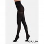 Колготки женские Giulia Inlay Waves с шортиками, 60 DEN, Nero, размер 2