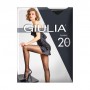 Фантазийные колготки женские Giulia Lovers (4) без шортиков, 20 DEN, Nero, размер 2