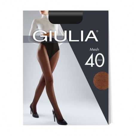 Колготки женские Giulia Mesh, 40 DEN, Nero, размер 2