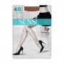 Колготки женские Sensi Fly Top Tights с заниженной талией, 40 DEN, черный, размер 4