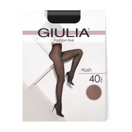 Колготки женские Giulia Hush без шортиков, 40 DEN (6), Crema, размер 2