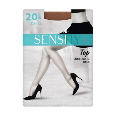 Колготки женские Sensi Fly Top Tights с заниженной талией, 20 DEN, натуральный, размер 2