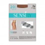 Колготки женские Sensi Fly Top Tights с заниженной талией, 20 DEN, натуральный, размер 2