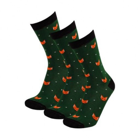 Набор женских носков Duna 3138 зеленые, размер 21-23, 3 пары