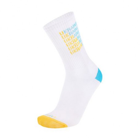Носки женские Duna 3358 Ukraine высокие, белые, размер 21-23