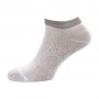 Носки женские Siela RT1112-089 короткие, ажурные, белые с серым, размер 36-39