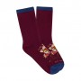 Носки женские Duna 3112 бордовые, размер 23-25