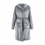 Халат флисовый Soho Gray Blue с капюшоном, размер XL (6878744)