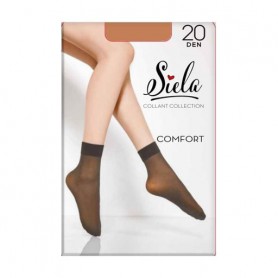 Носки женские Siela Comfort 20 DEN, Glace, безразмерные, 2 пары