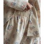 Пижамный комплект женский Twins Веточка, фланель, брюки и кофта, молочный, размер S (14006)