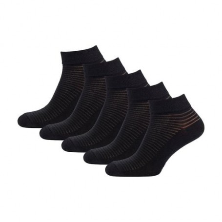 Набор носков женских Siela RT1312-056 классические, средние, черные, размер 39-42, 5 пар