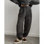Костюм женский Twins Teddy Soft Штаны и свитшот на молнии, графит, размер one size (13895)