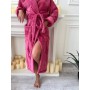 Халат женский махровый S Розовый (П4К-al-halat-001) (1006566)
