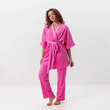 Комплект женский из плюшевого велюра штаны и халат Victoria’s Secret 3418_S 15955 S (1087363)