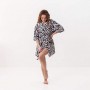 Халат женский из плюшевого велюра Зебра 3409_XL 15922 XL (1087264)