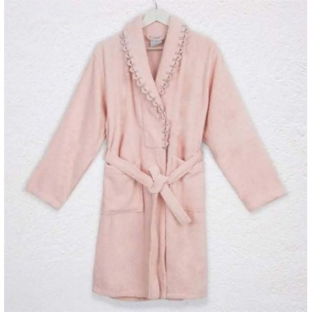 Халат махровый Irya Becca pembe розовый L/XL (978421)